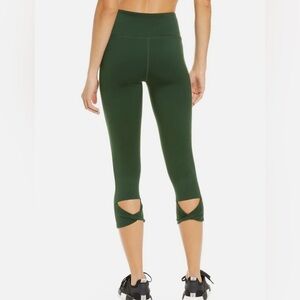 Zella High Waist Crop Leggings Green Small | BUNDLE DEAL
